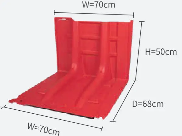 DZ50 straight flood barrier spec