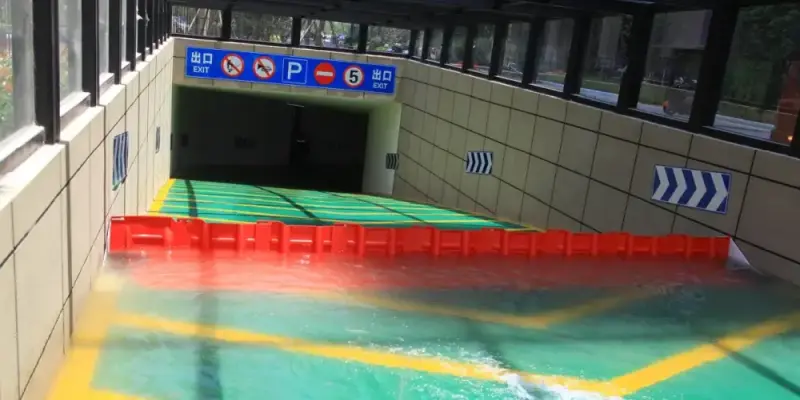 garage entrace flood barrier