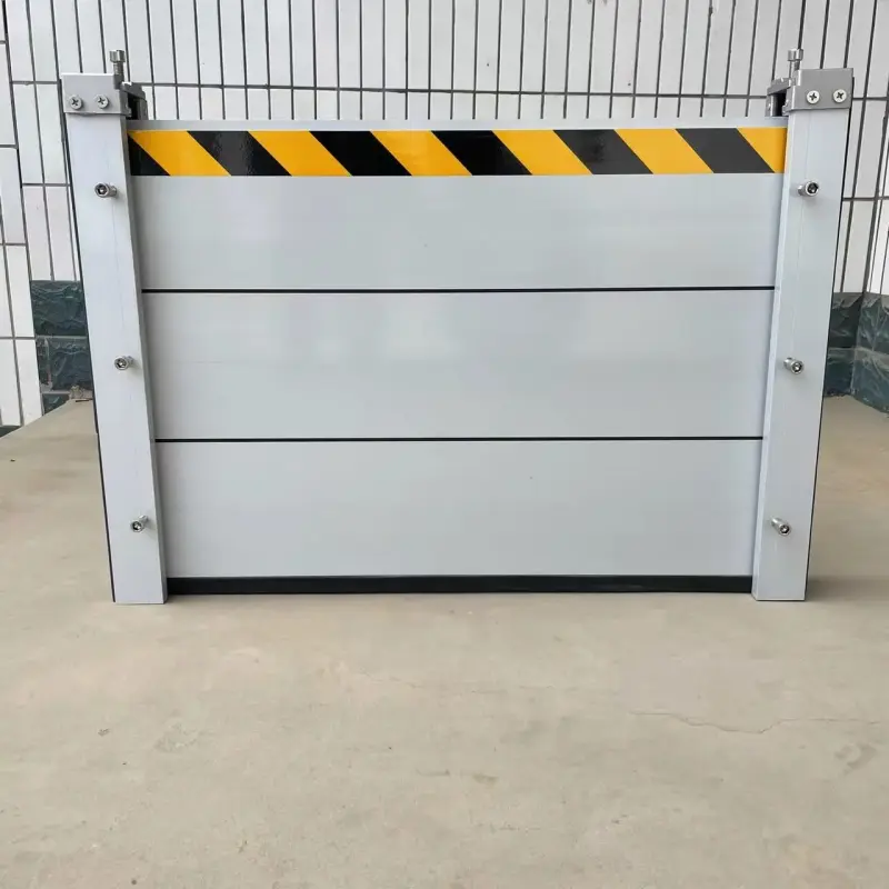 raw color aluminum flood barrier